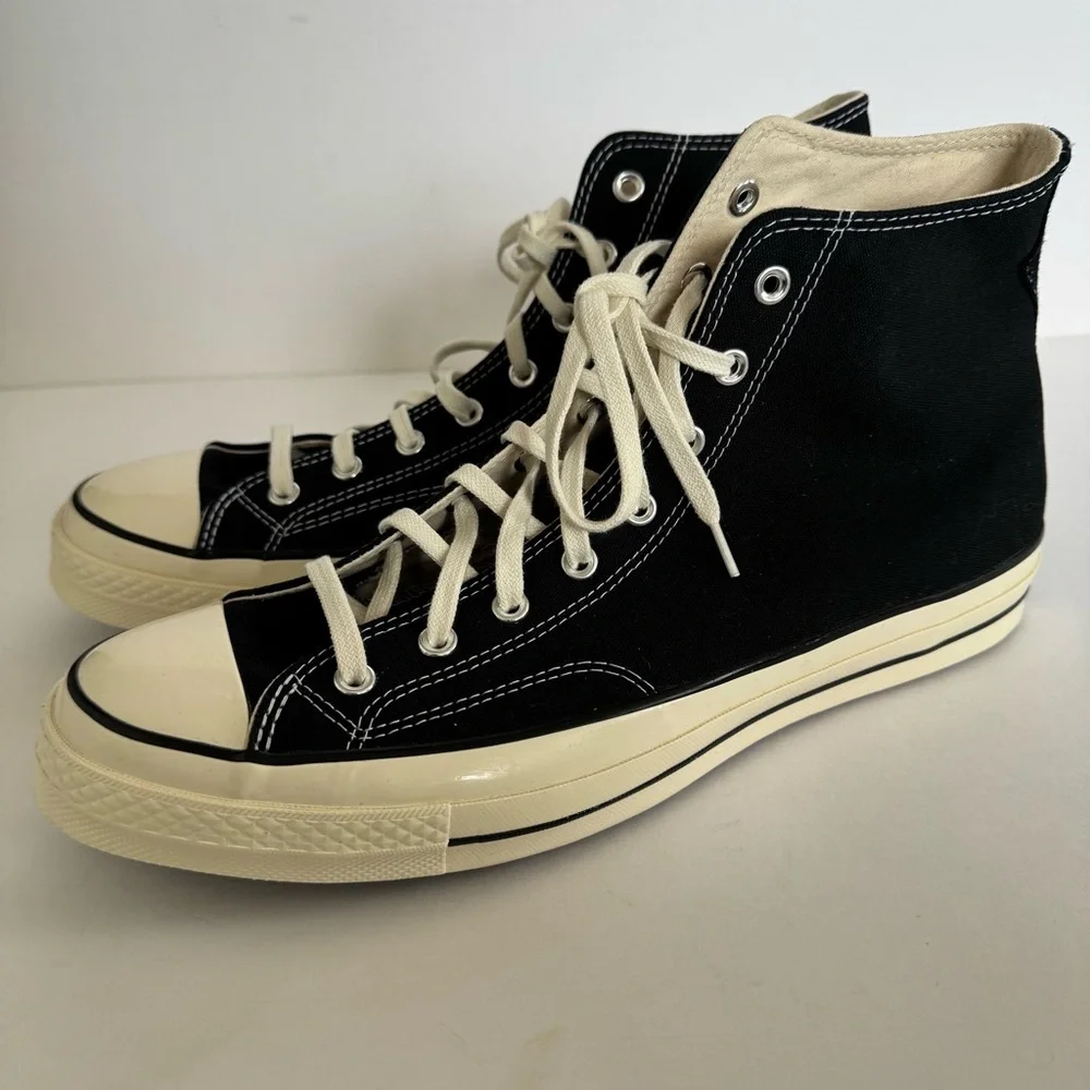 New Converse Chuck Taylor All Star 70's Hi Men's Shoes size 13 162050C Black - Picture 4 of 8